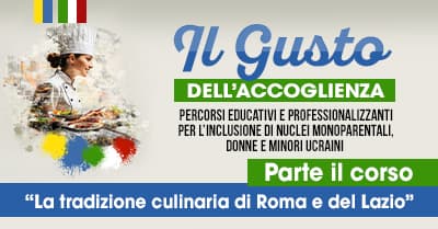 Il corso di cucina del progetto "Il gusto dell'accoglienza"