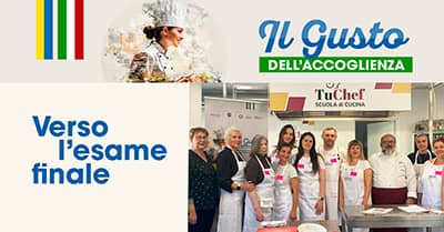 L'esame finale del corso "La tradizione culinaria di Roma e del Lazio” 